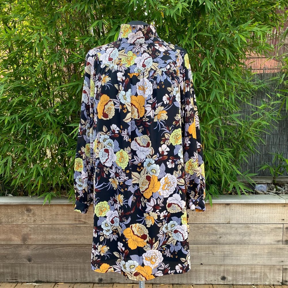 Who What Wear Flower Print Dress - Size M